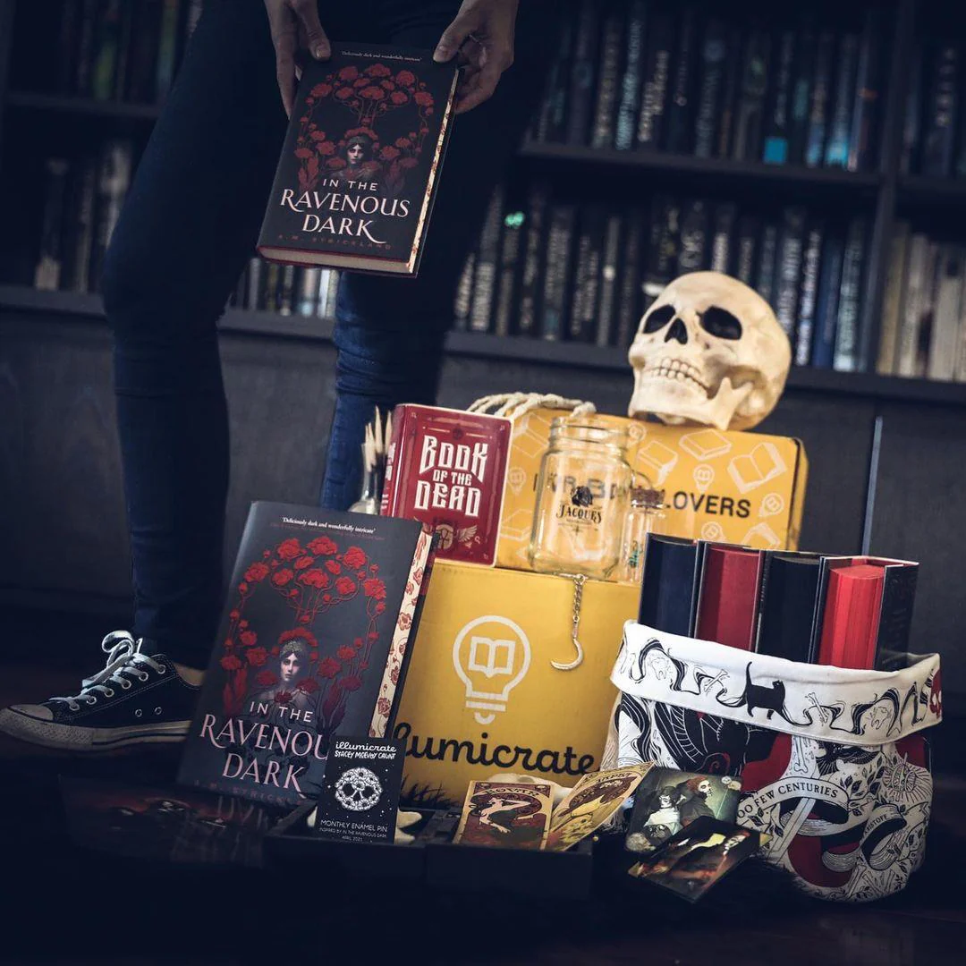 In the Ravenous Dark by A.M. Strickland (Illumicrate'Dearly Departed' Exclusive)