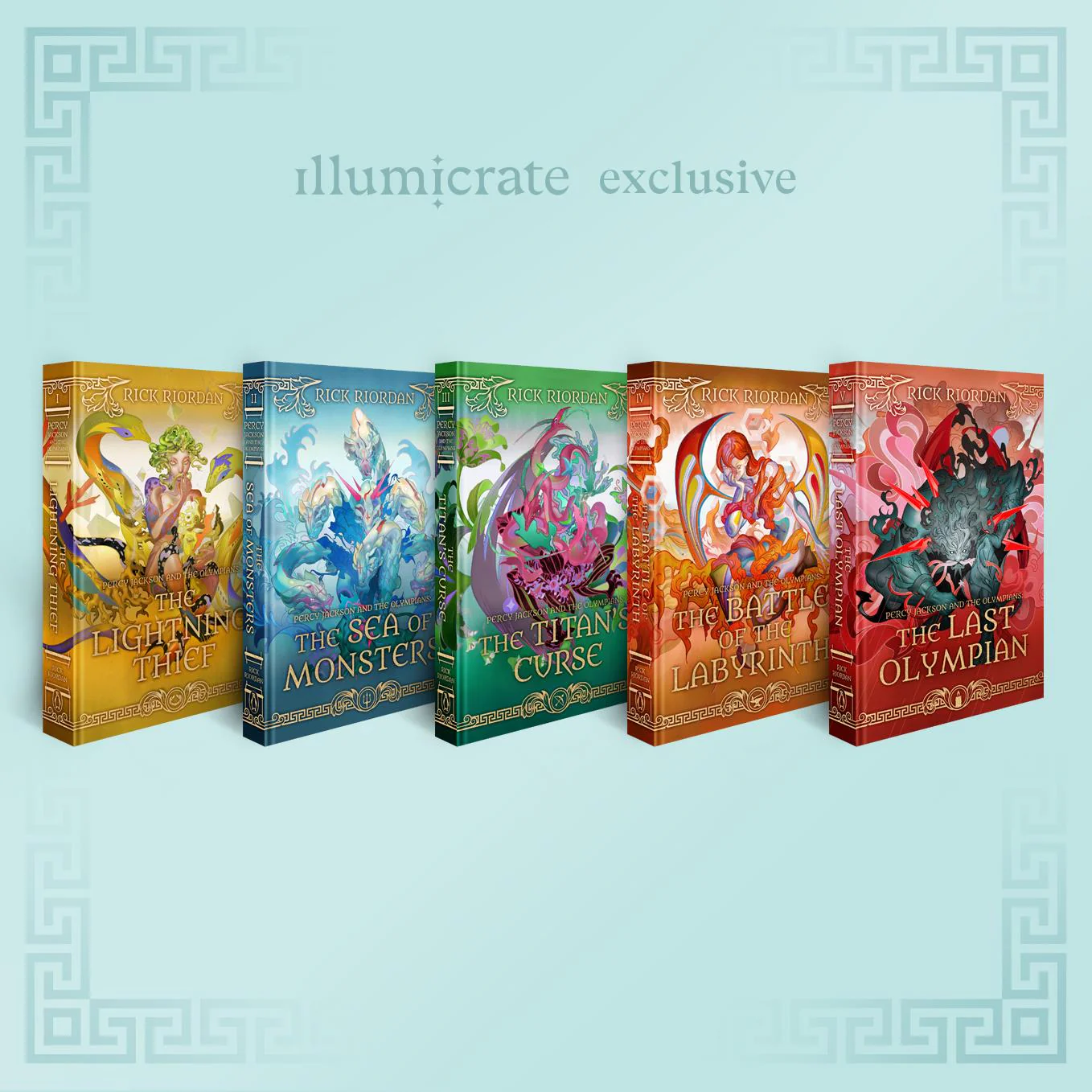 Percy Jackson and the Olympians series by Rick Riordan (Illumicrate Exclusive) - Image 4