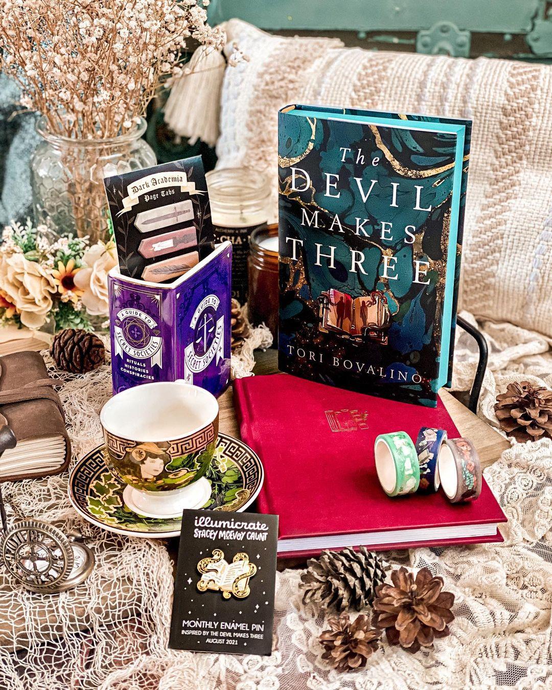 The Devil Makes Three by Tori Bovalino (Illumicrate 'Dark Academia' exclusive)